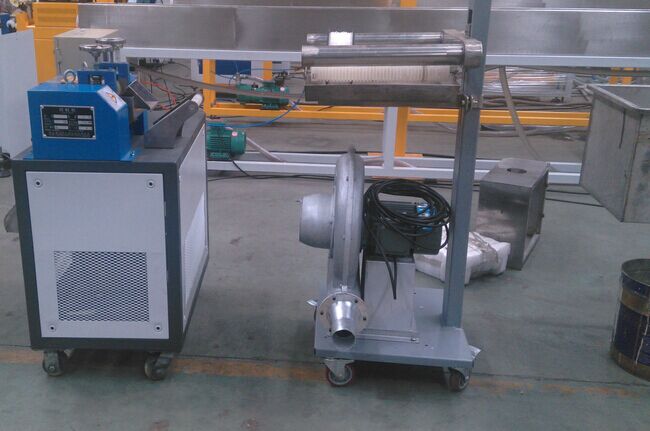 Enig pvc die van de Schroef100kg/h Output Machineextruder pelletiseren 2