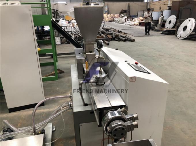 Mini Parallel HUISDIER Plastic Dubbel de Schroefhuisdier die van de Recyclingslijn Machine pelletiseren 2