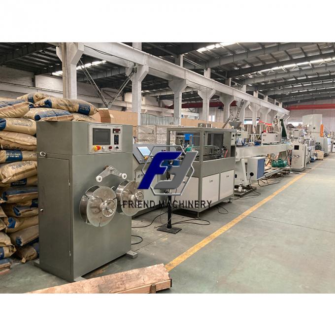 Anti Brandbare 80kg/H 63mm de Enige Schroefpe Lijn van de Pijpextruder 1