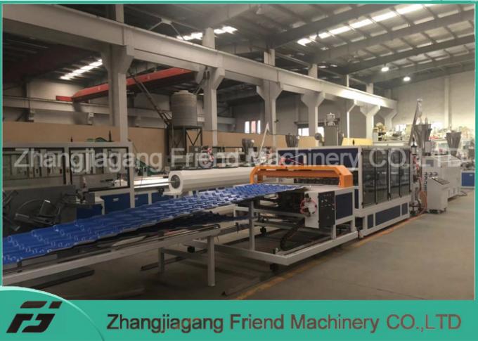 Co-Uitdrijving 930mm de Ladingsweerstand van pvc ASA Tile Production Line High 2