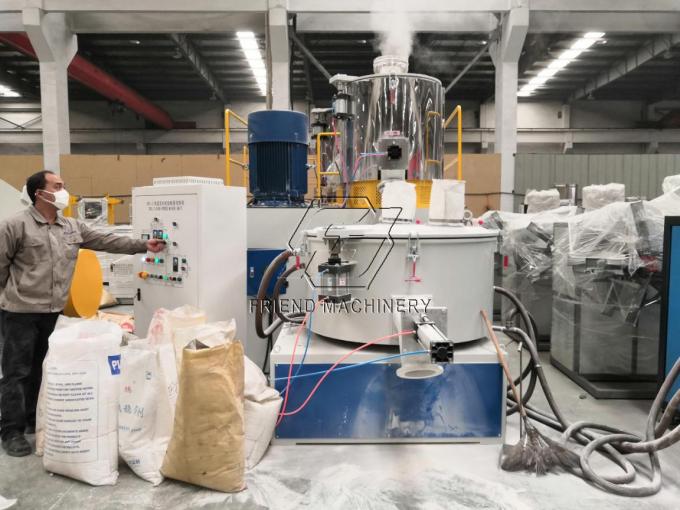 Sgs Dubbele Schroef 4m/Min Wpc Extrusion Machine, de Productielijn van Wpc Decking 0