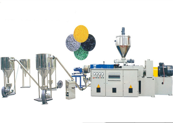 Good price Kegel Tweelingpvc die van de Schroefextruder Lijn met pvc-Poeder/Calciummateriaal pelletiseren online