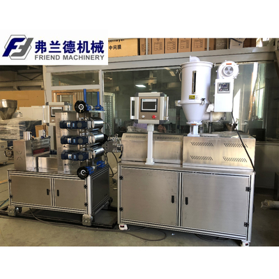 Good price Enige Schroef PLA pp EVA PE 30kg/h-de Machine van de het Bladuitdrijving van pvc online