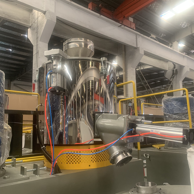 Compacte de Machineplc van de Structuur900kg/h Plastic Mixer Controle 3