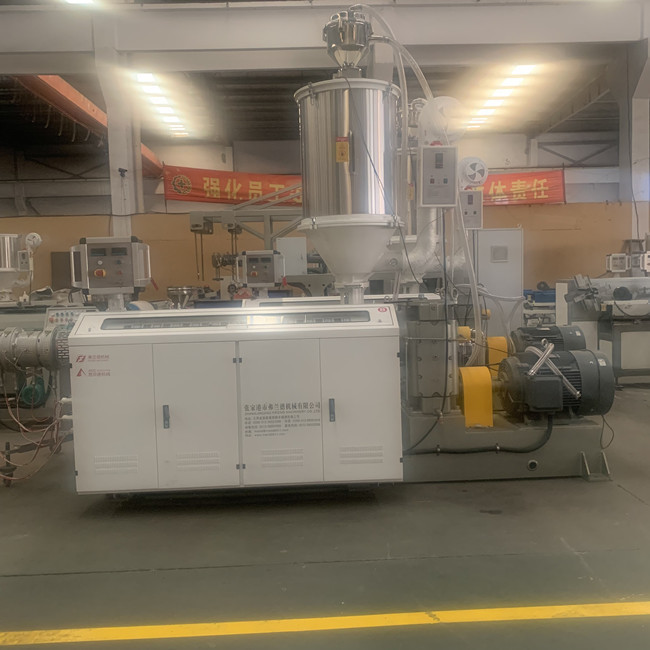 Enige Schroefpla HDPE Waterpijpextruder 100kg/H 2