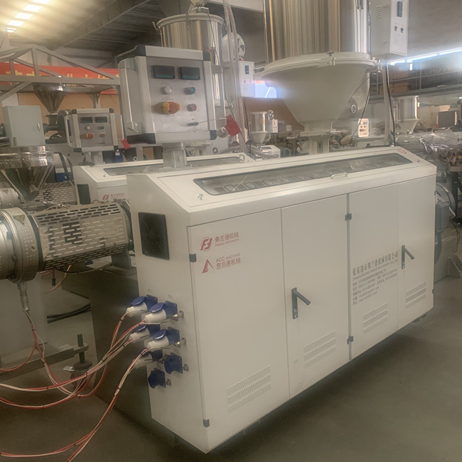 Enige Schroefpla HDPE Waterpijpextruder 100kg/H 1