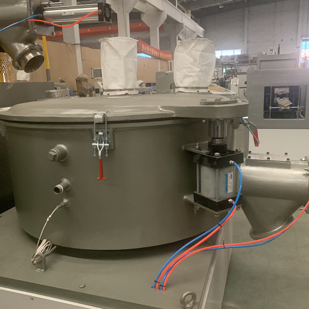 300/600 verwarmen en Koude die pvc-Plastic de Mixermachine mengen van het Hars Hete Staal 3