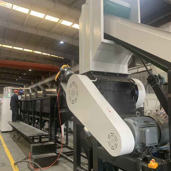 300kg/H afval Plastic PLC van de Recyclingslijn Controle met Washsing-Functie 6