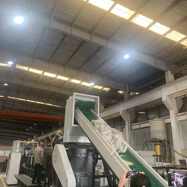 300kg/H afval Plastic PLC van de Recyclingslijn Controle met Washsing-Functie 0